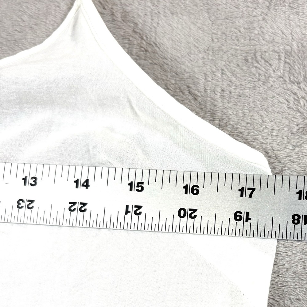 Anthropologie Acemi Women's White Lace Dainty Cottage Coquette Tank Top Size Med - Picture 3 of 7